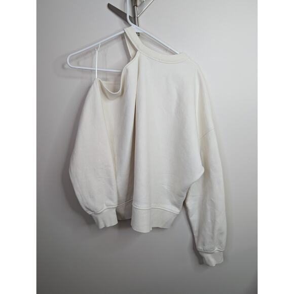 Rails Quincy Cutout Sweatshirt in Winter White Size L - Picture 6 of 9